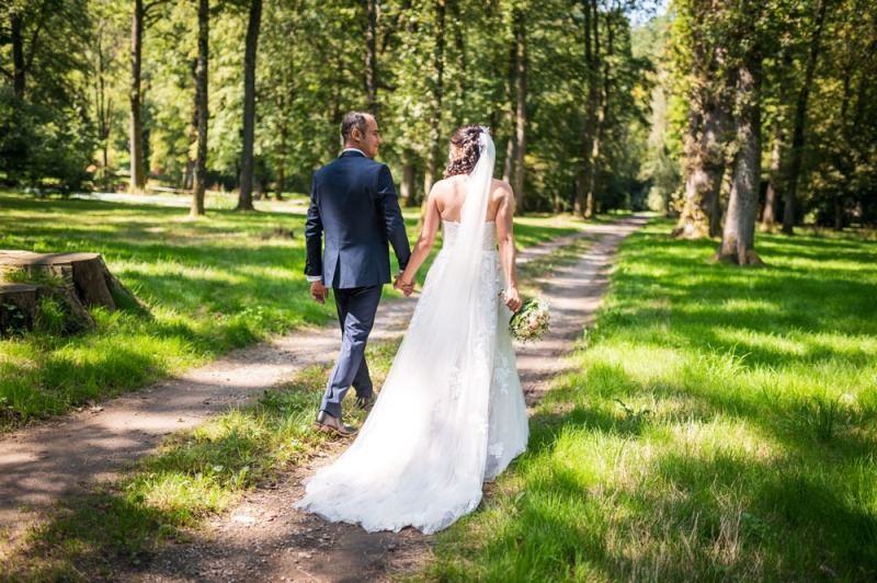 Hochzeitsfotograf Freiburg Brautpaarshooting im Wald