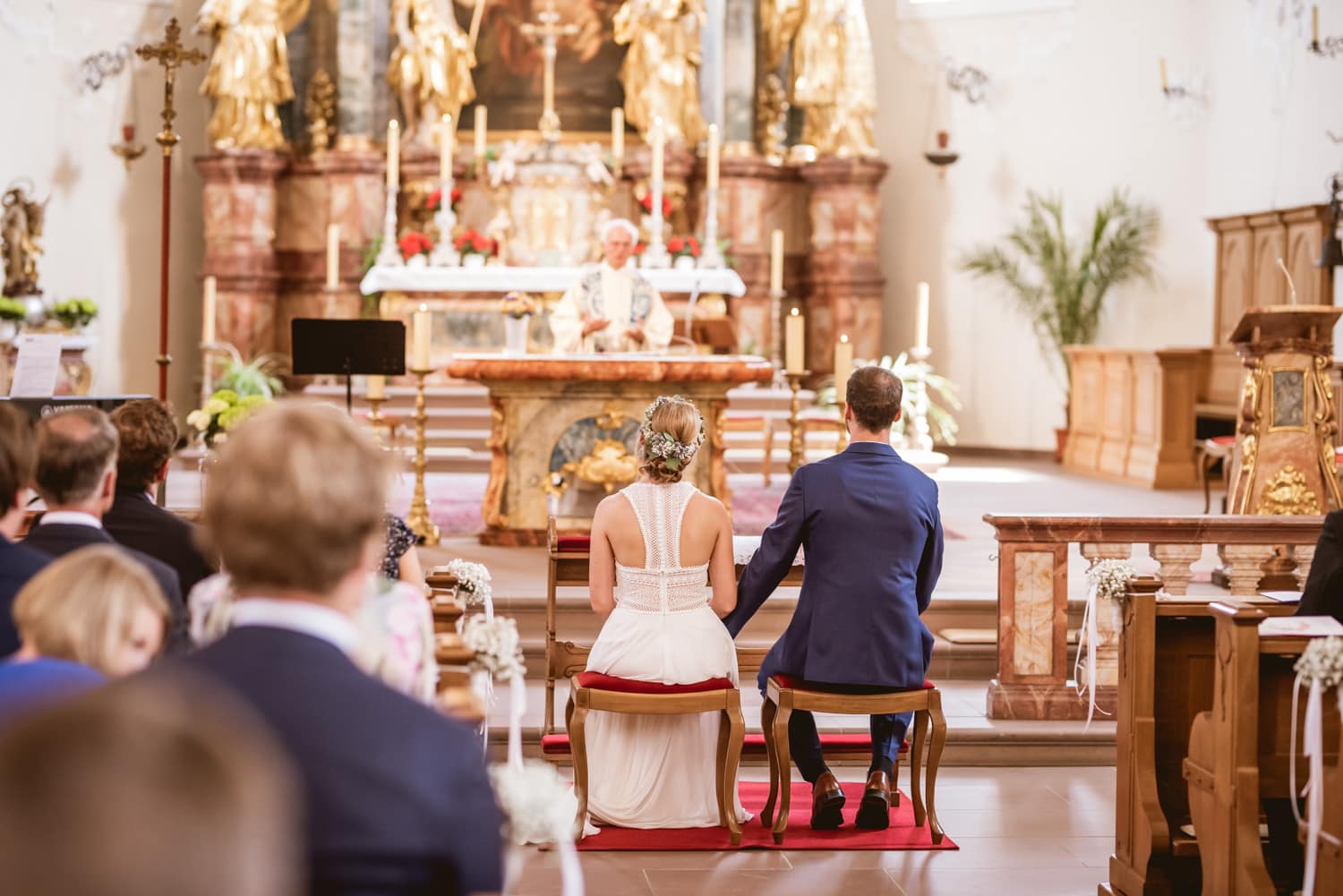 Hochzeit in der Klosterkirche St. Märgen Schwarzwald