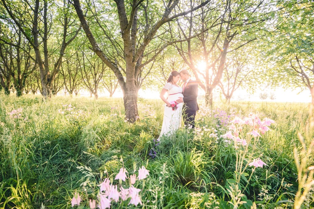 Hochzeitsfotograf Freiburg Kaiserstuhl Brautpaarfoto