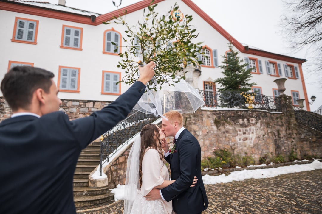 Winterliche Hochzeit auf Schloss Bürgeln